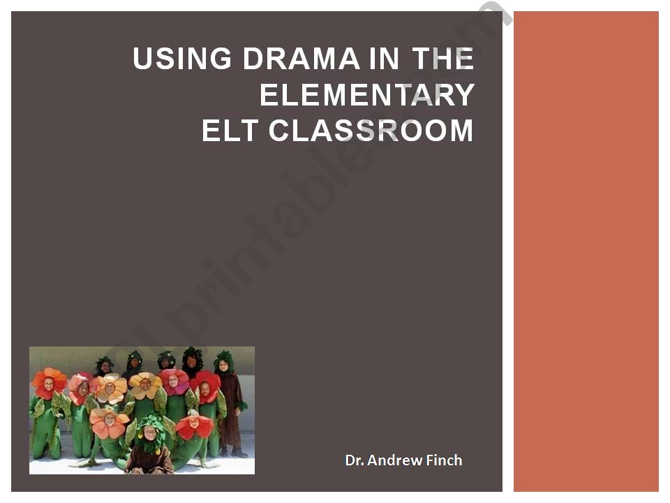 Drama in EFL for primary students