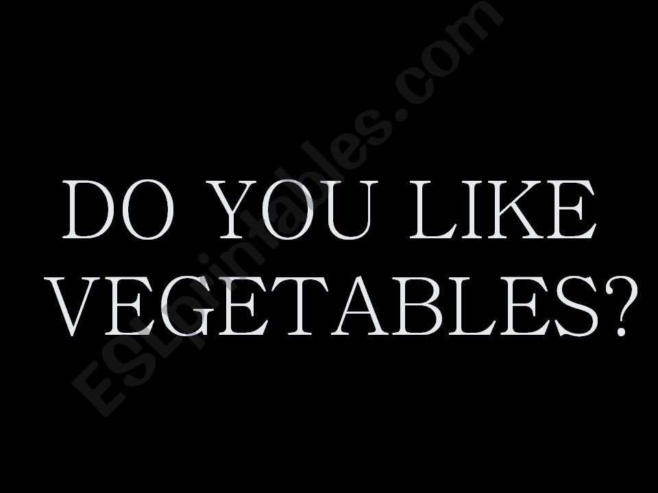 vegetables  powerpoint
