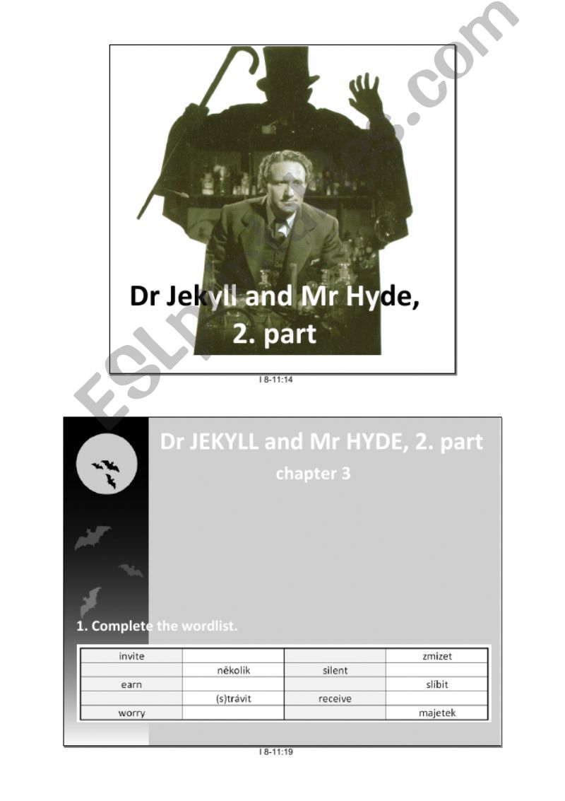 Dr Jekyll and Mr Hyde, 2. part