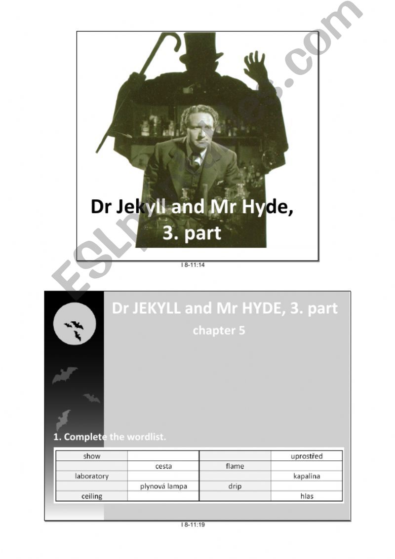Dr Jekyll and Mr Hyde, 3. part