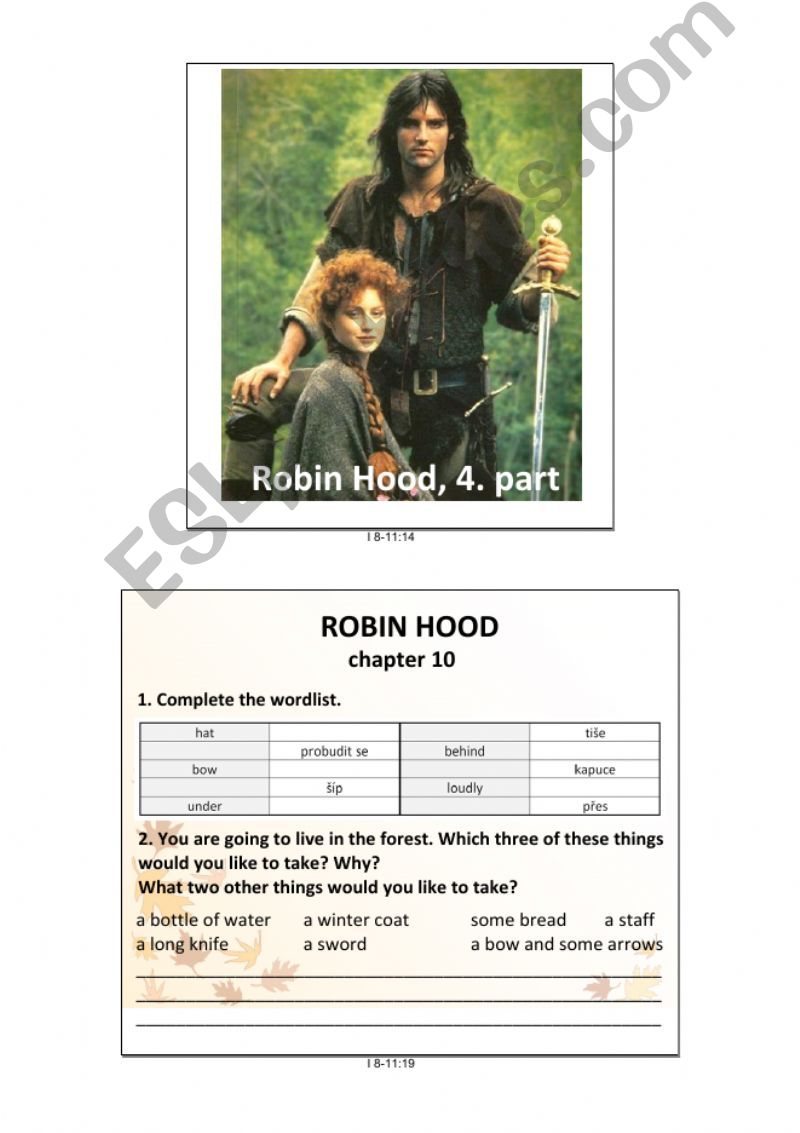 Robin Hood, 4. part powerpoint