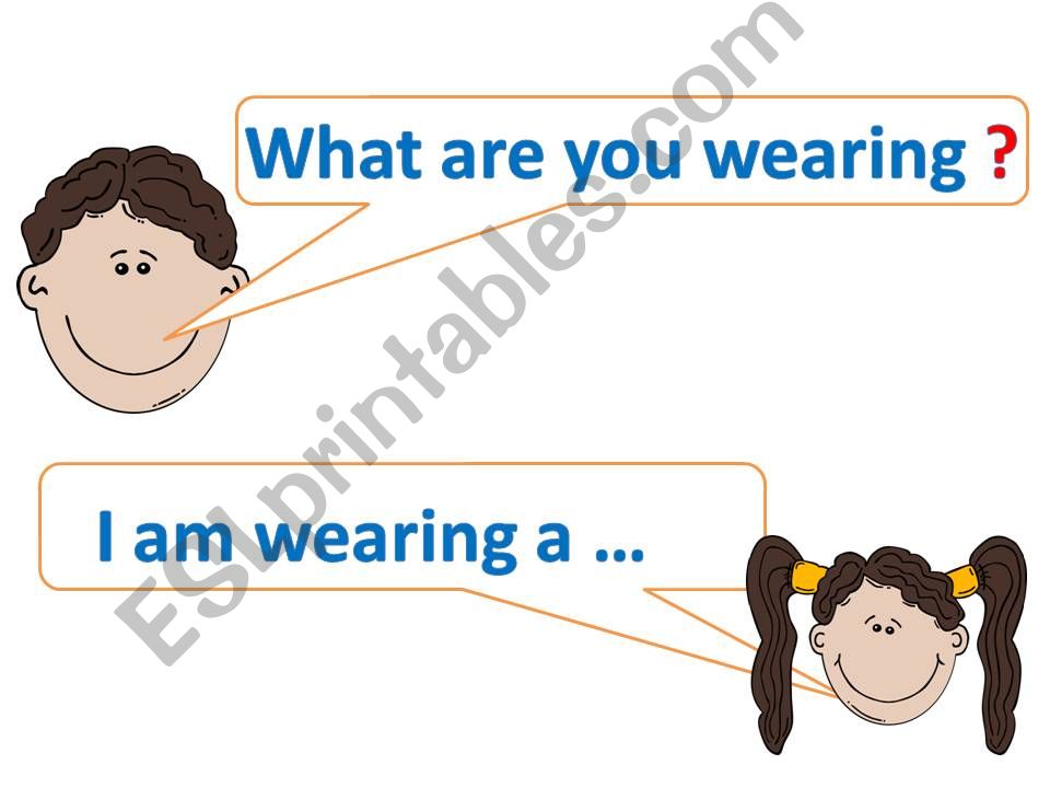 What are you wearing ? powerpoint