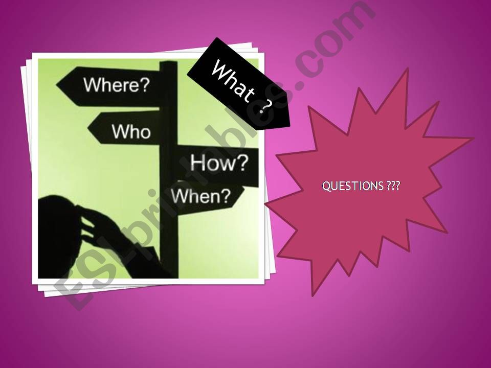 WH-QUESTION powerpoint