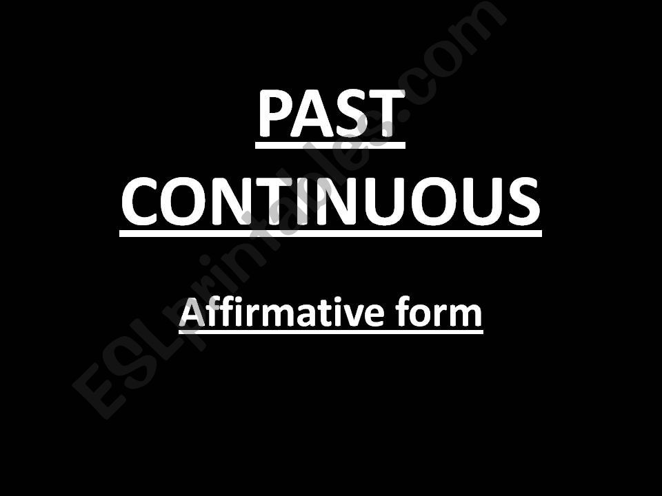 past continuous powerpoint