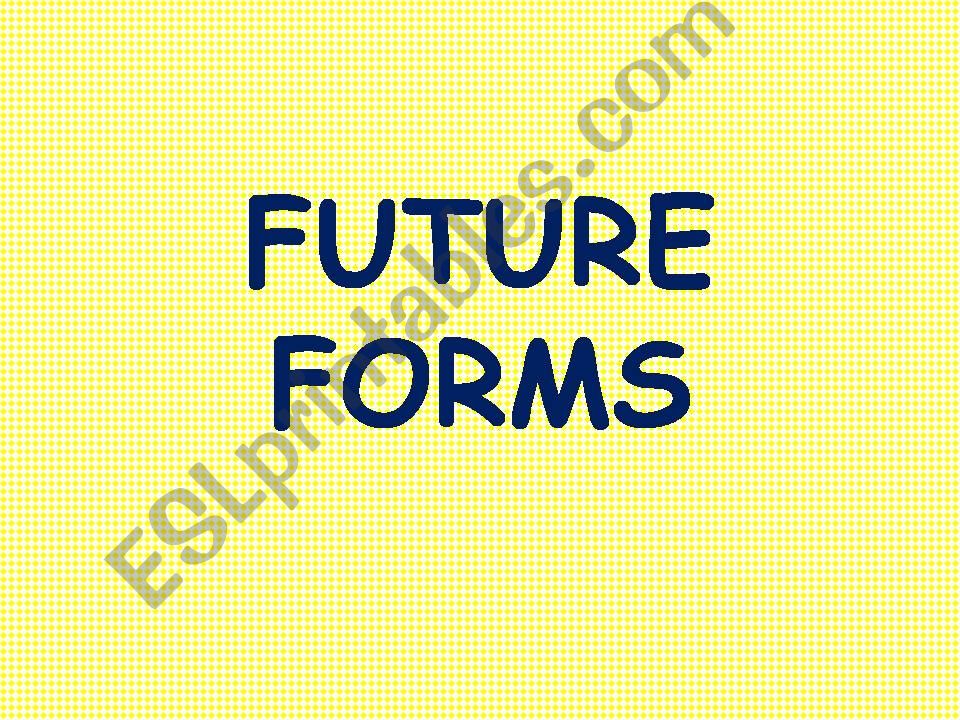 Future Tenses powerpoint