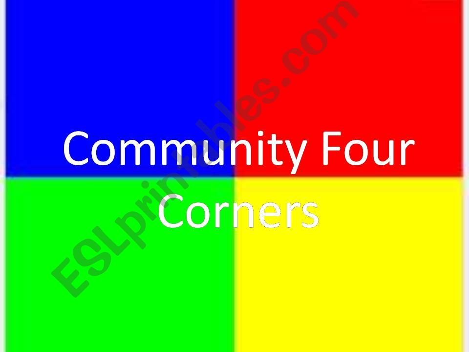 Classroom Community Four Corners