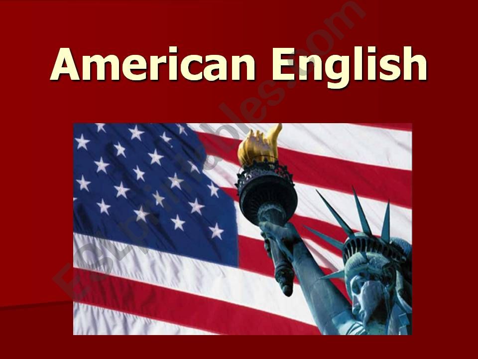 ESL English PowerPoints American English