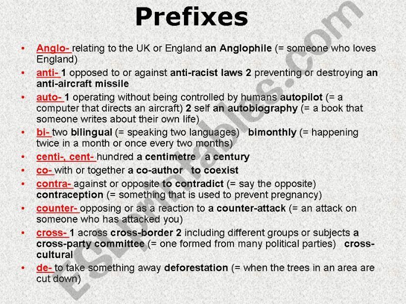 prefixes-suffixes powerpoint