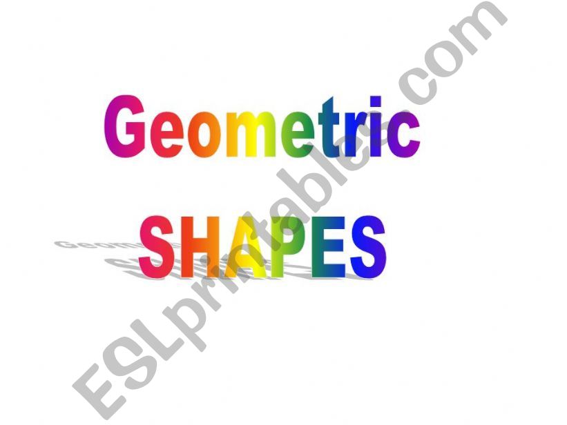 Geometry shapes and formulas powerpoint