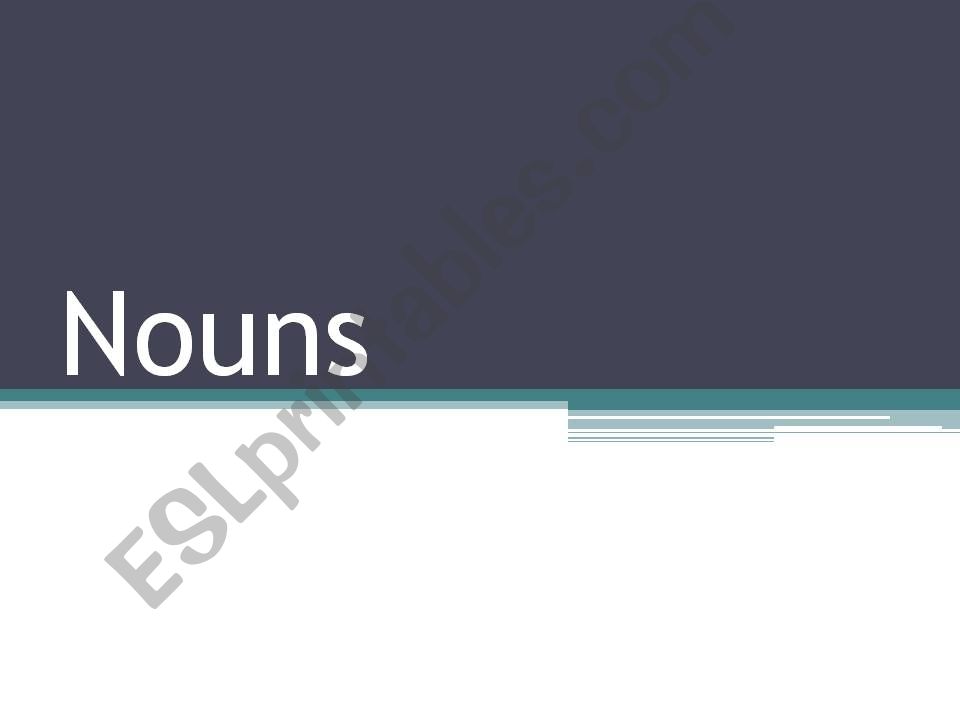 NOUNS powerpoint