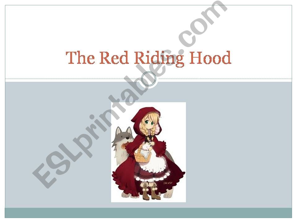 Little Red Riding Hood powerpoint