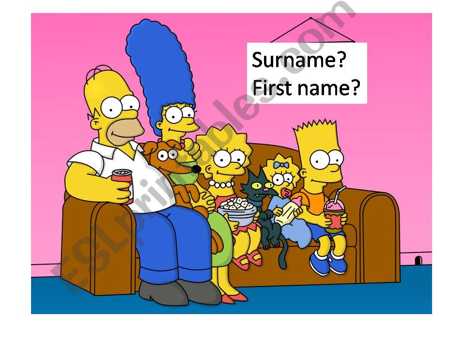 The Simpsons powerpoint