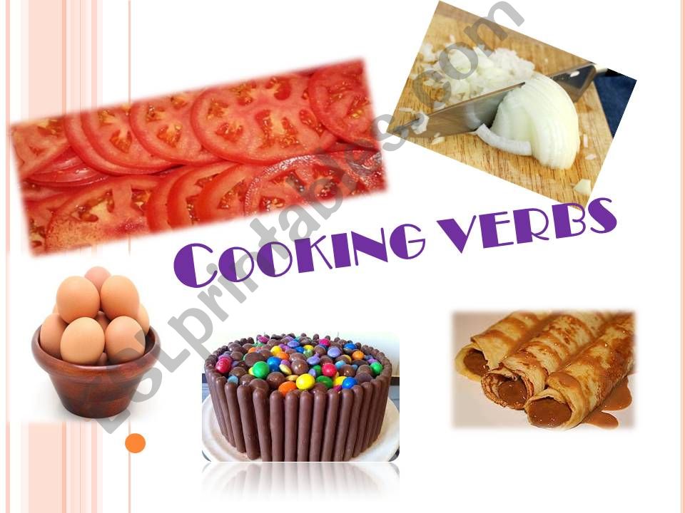 Cooking verbs powerpoint