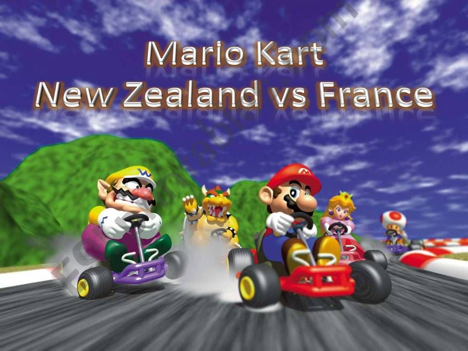 Mario Kart Game - France vs New Zealand