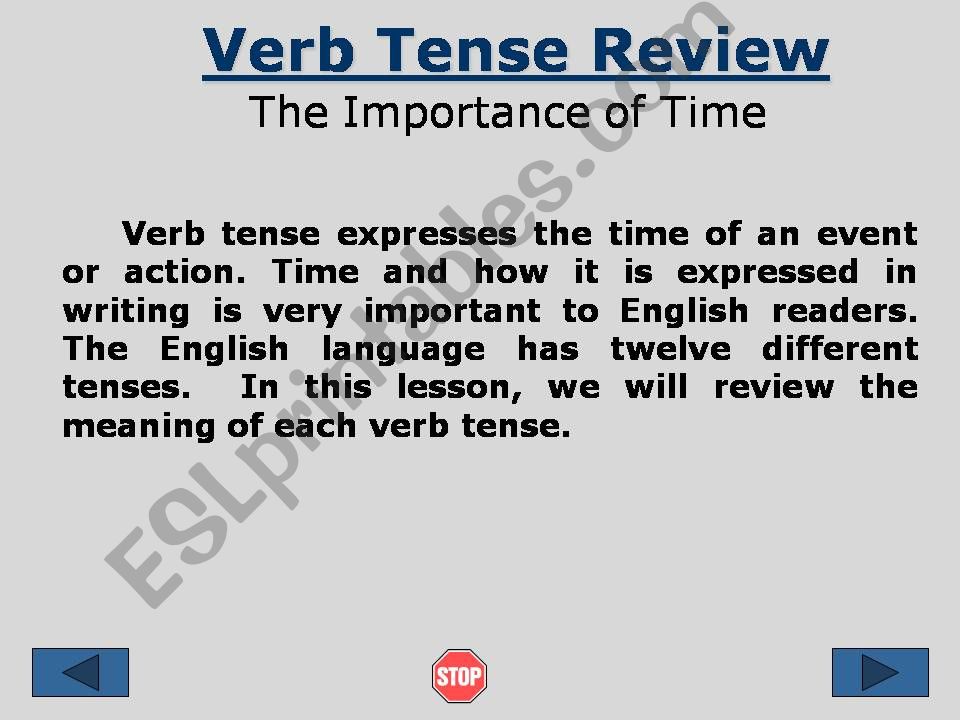 Tenses Review powerpoint