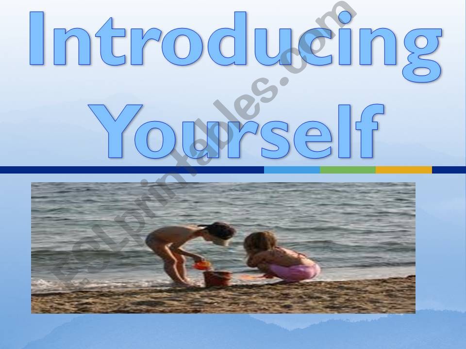 Intronduce Oneself powerpoint