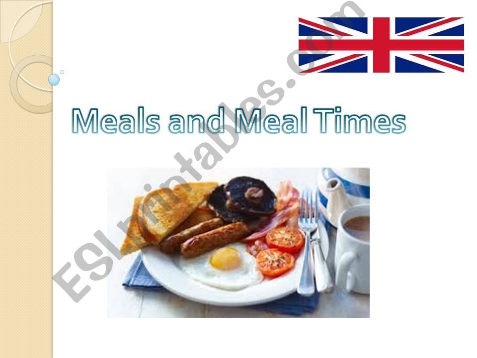 Traditional English food  powerpoint