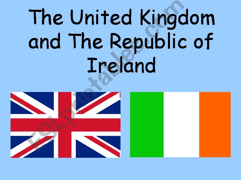 Uk and Ireland powerpoint