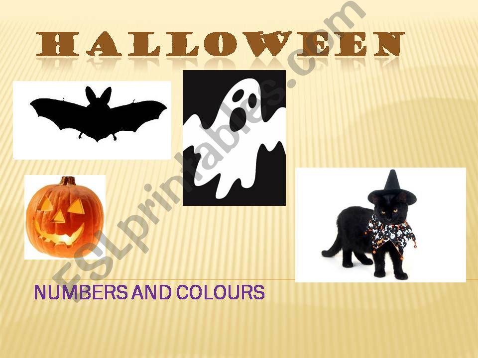 Halloween Counting powerpoint