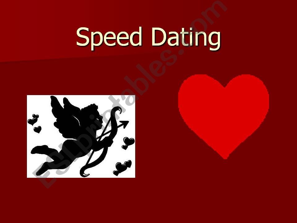 Speed Dating powerpoint