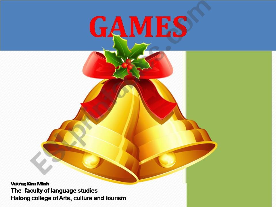 Game: GOLDEN BELL powerpoint