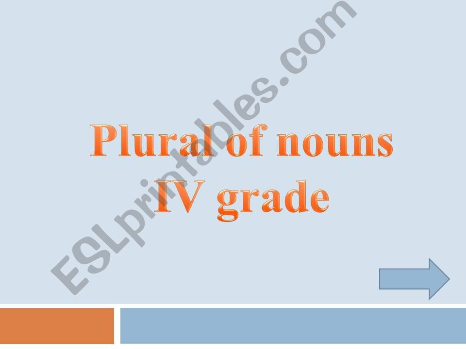 Plural of nouns  powerpoint