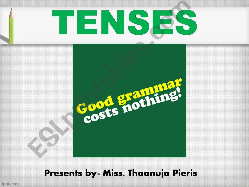 tenses powerpoint