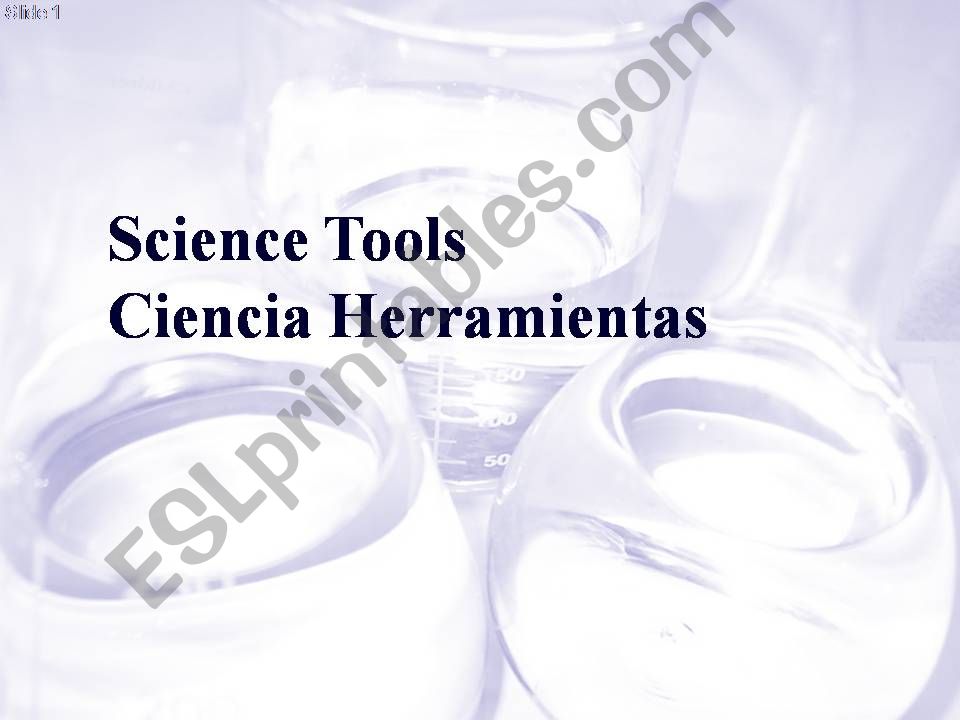 Scientific Tools powerpoint