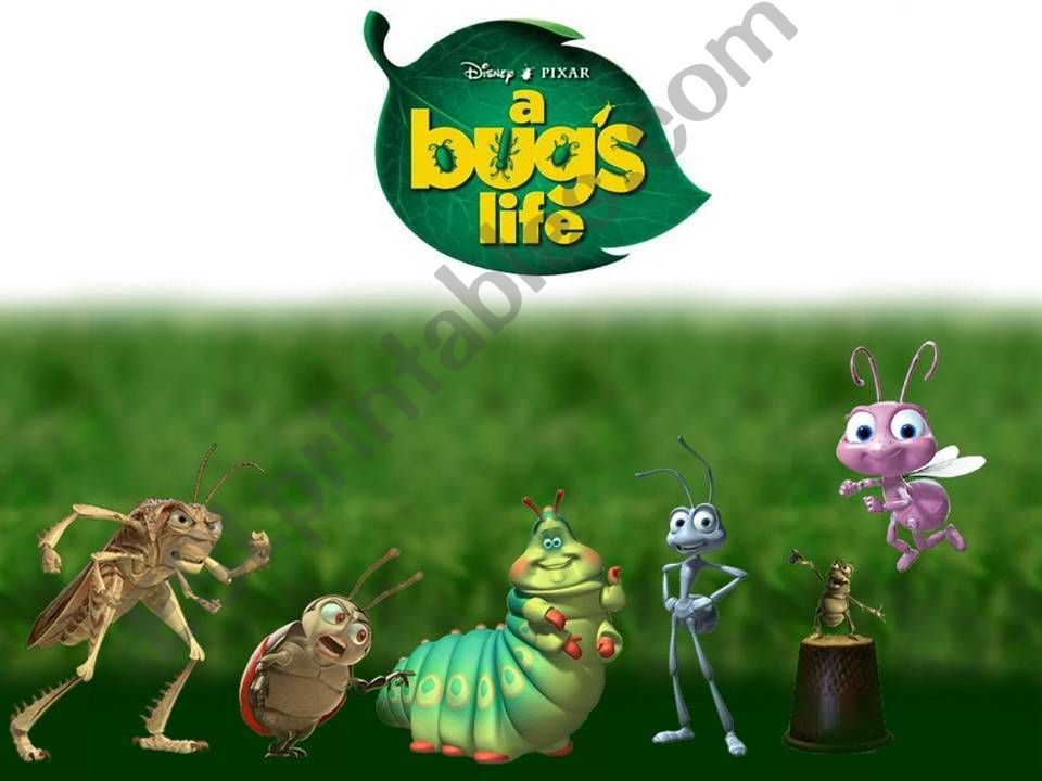 A bugs film characters  powerpoint