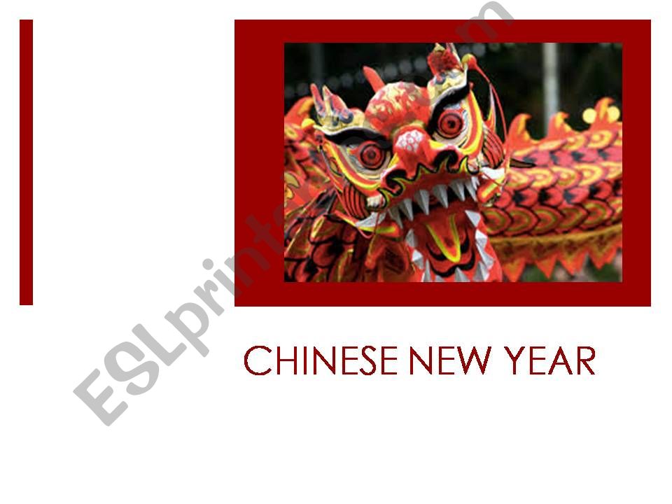 ESL - English PowerPoints: Chinese New Year Vocab