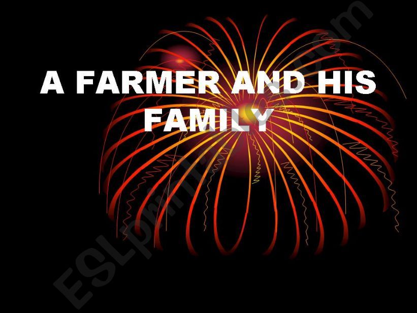 a short story about farm life powerpoint