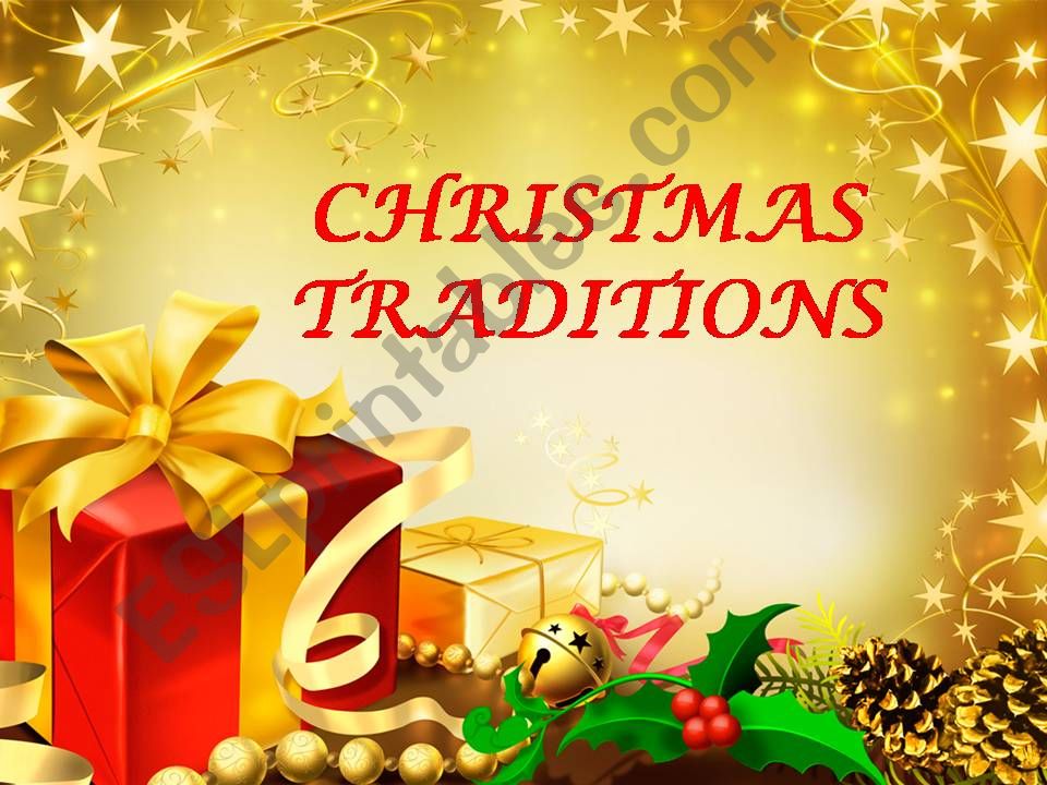 Christmas Traditions powerpoint