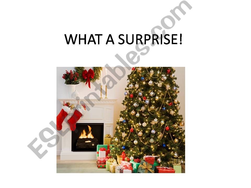 What a Surprise (Preschool Christmas Story)