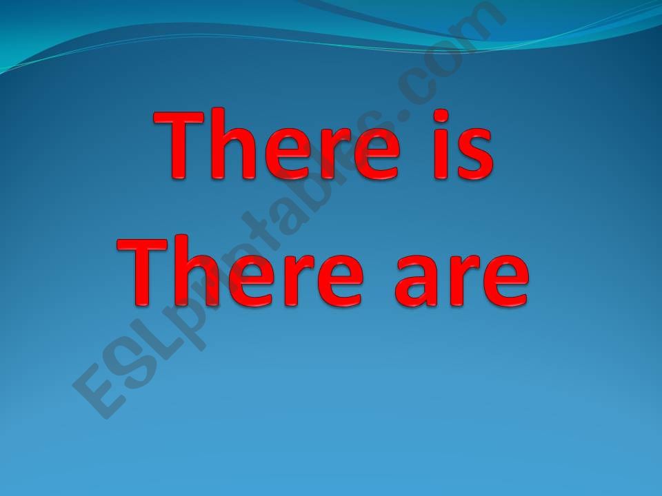 There is / There are powerpoint