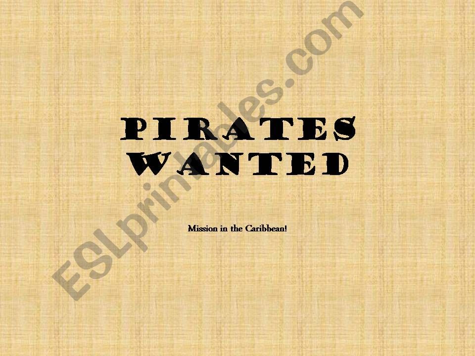 Pirates wanted powerpoint