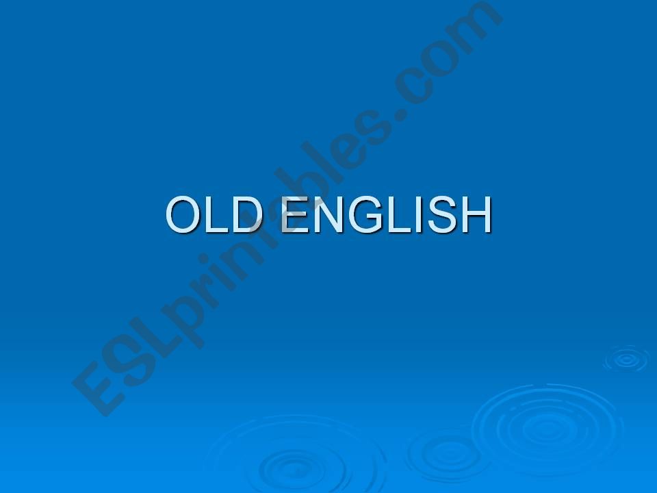 History of the English language. The Middle English Period