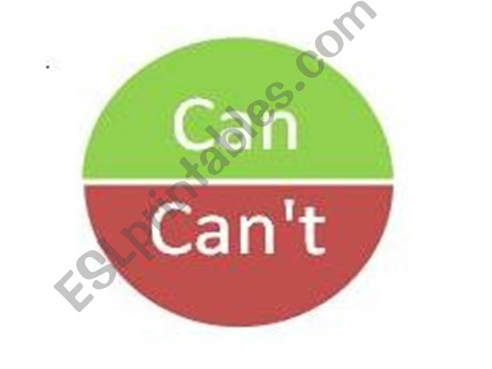 can/ cant powerpoint