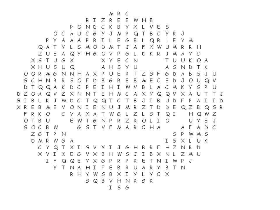 months and seasons wordsearch key