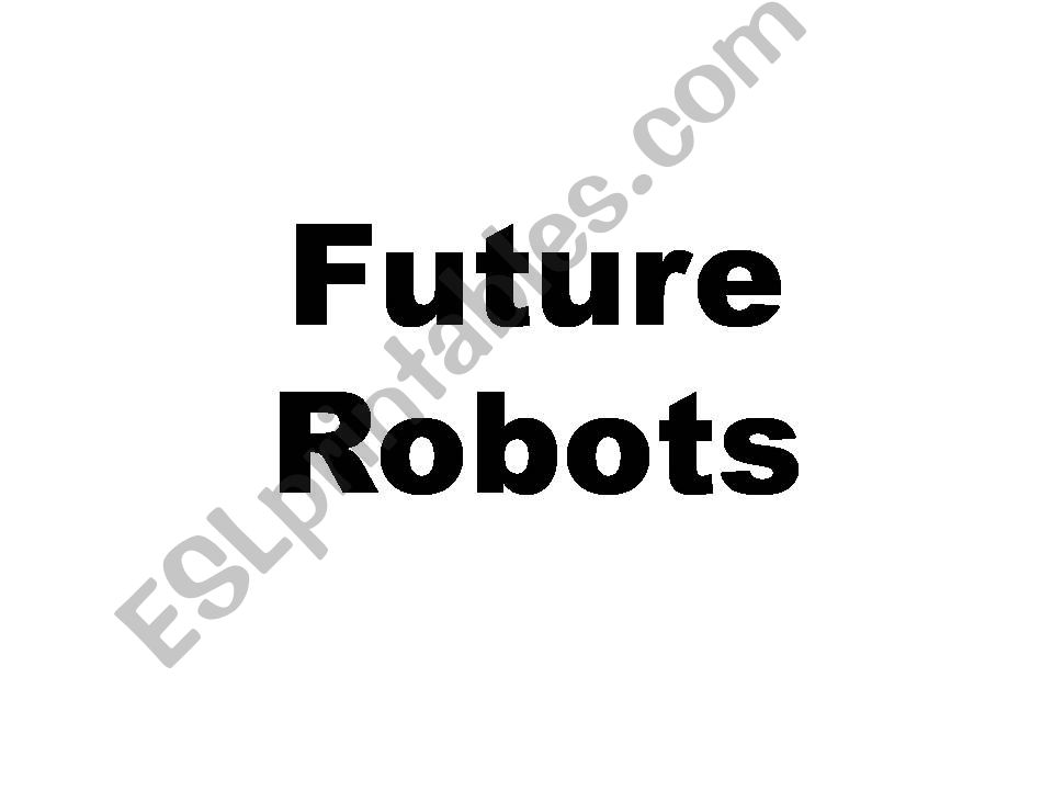 future robots powerpoint