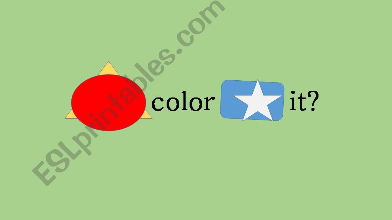 Colors and images powerpoint