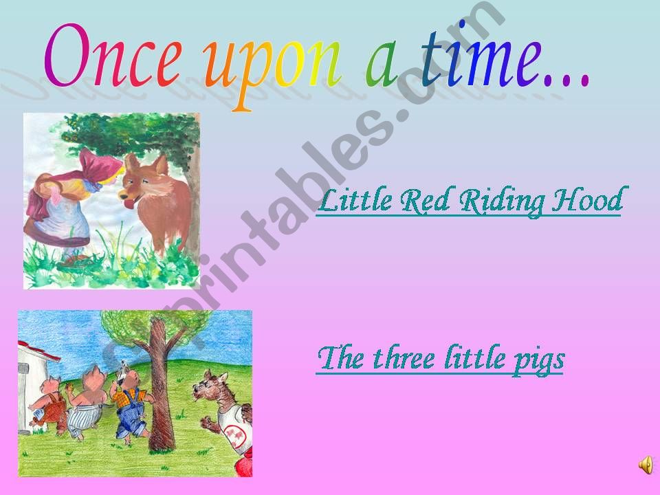 Once upon a time powerpoint