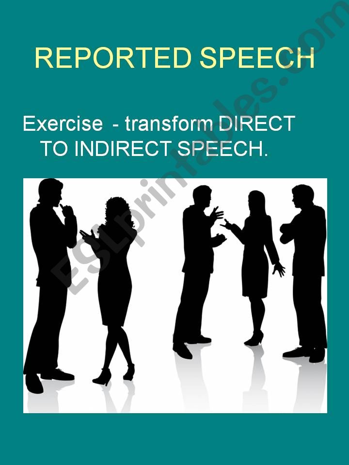 REPORTED SPEECH powerpoint