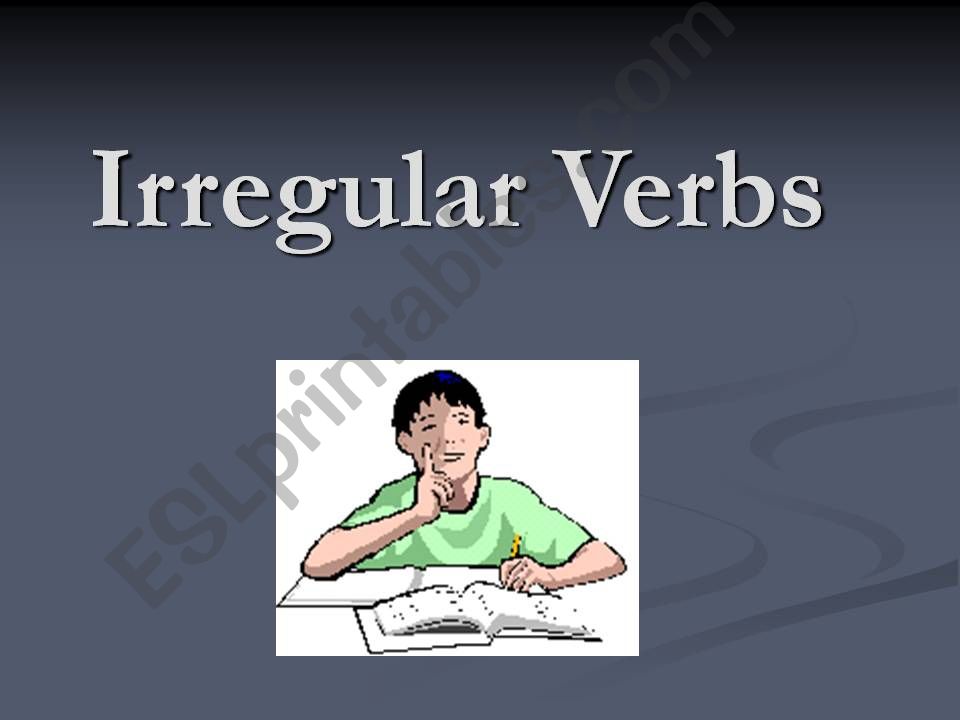 Irregular Verbs powerpoint