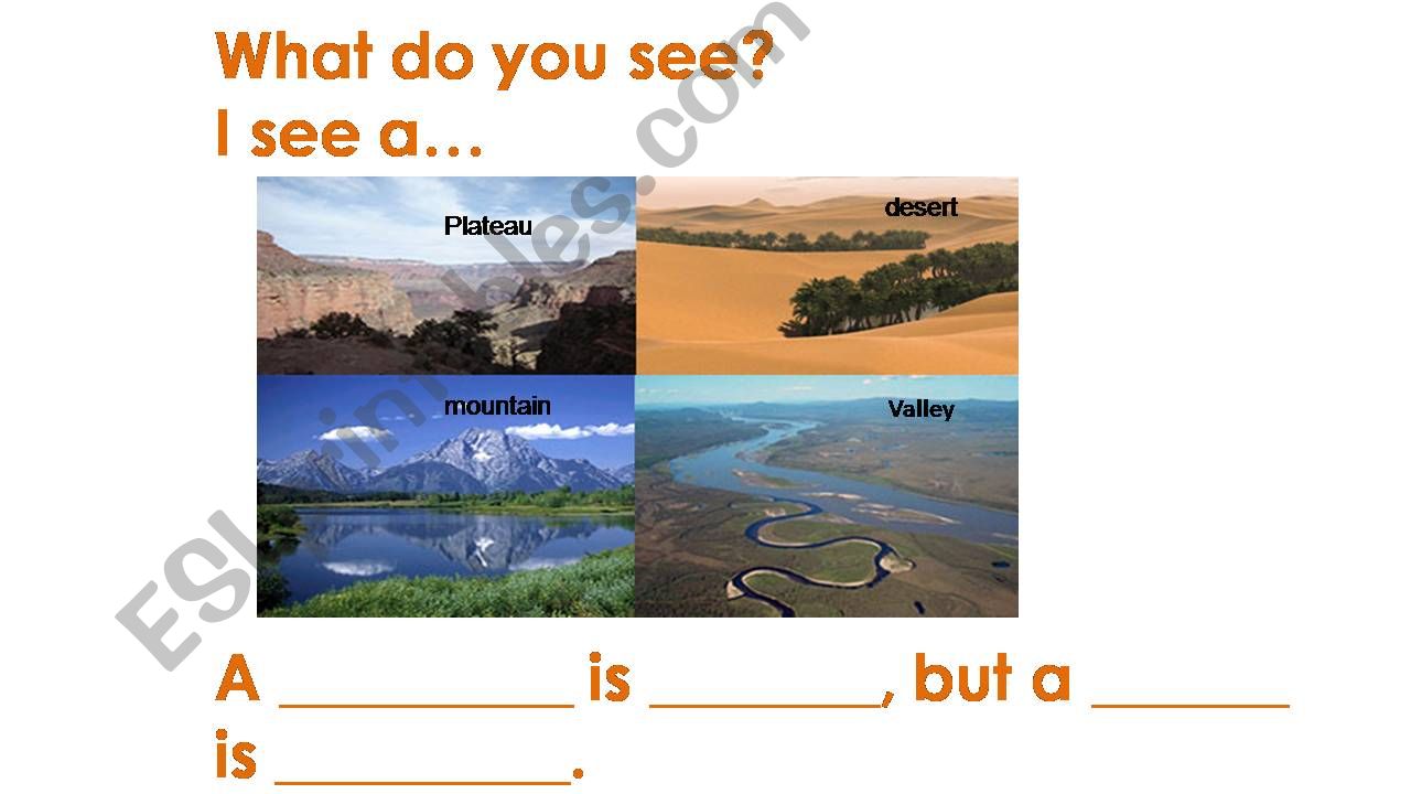 Places on Earth powerpoint
