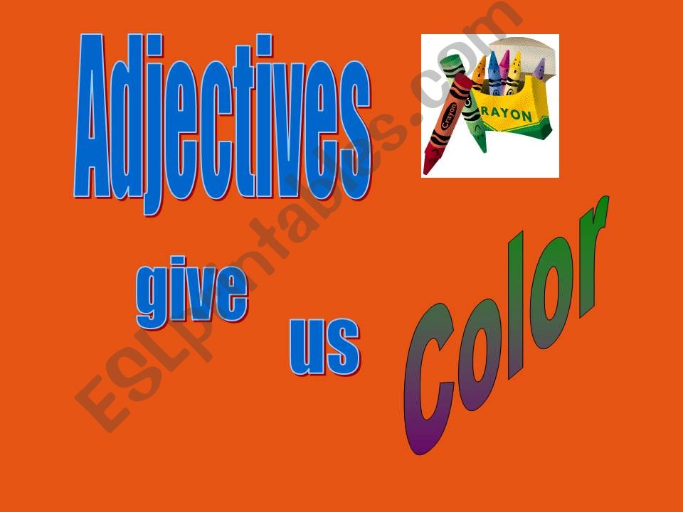 Number adjectives powerpoint