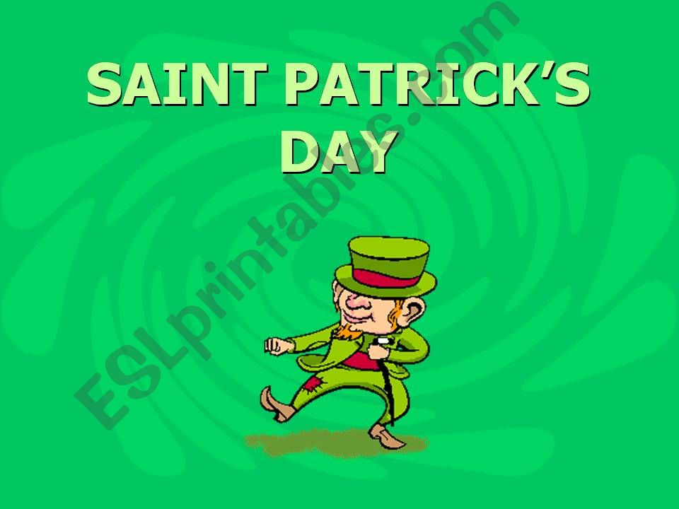 St Patrick powerpoint