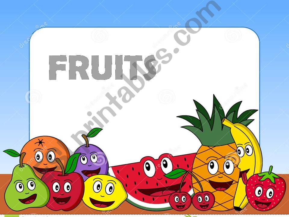 fruits powerpoint