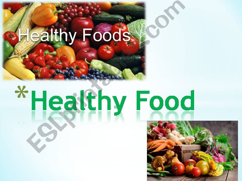 (Un)Healthy Food powerpoint