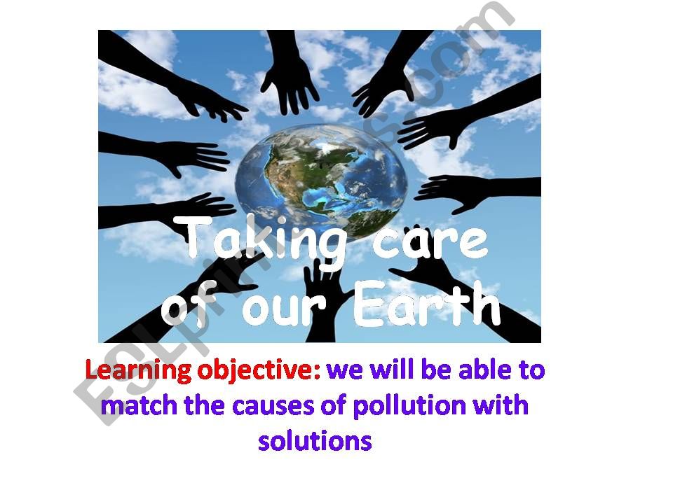 saving the Earth powerpoint