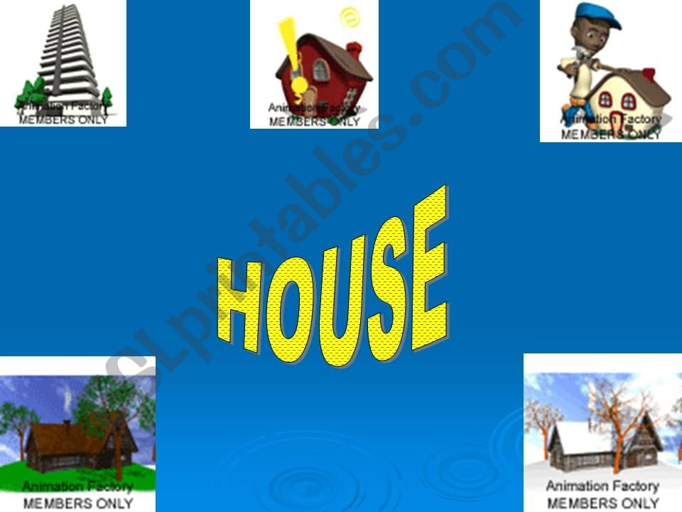 parts of the house powerpoint